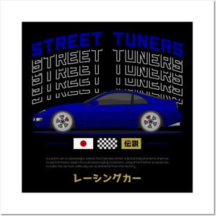 Tuner Blue 300ZX Z32 JDM Posters and Art